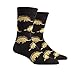 Sock It To Me Men's Tacosaurus Taco Dinosaur Socks (Black)