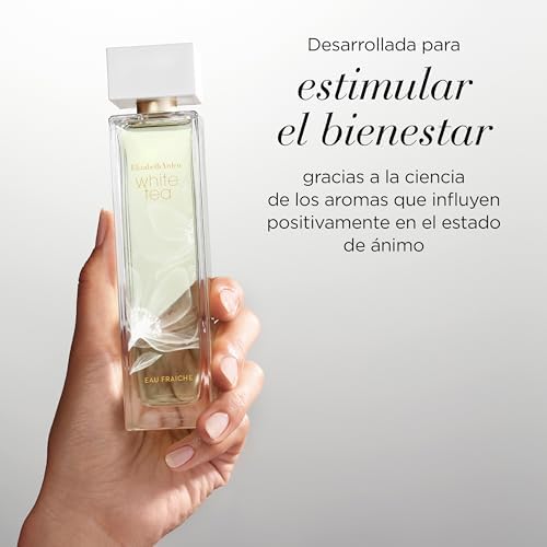 - White Tea, Eau de Toilette Spray, Fragranza Fresca e Dolce per le Donne, con Mandarino Italiano, Estratto di Tè Bianco e Legno di Madras, Calore Morbido - 100 ml