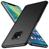 Huawei Mate 20 Pro Case, Almiao [Ultra-Thin] Minimalist Slim Protective Phone Case Back Cover for Huawei Mate 20 Pro (Smooth Black)