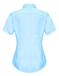 Womens Button Down Shirts Short Sleeve Work Shirts