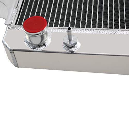 OzCoolingParts 87-06 Jeep Wrangler Radiator, 3 Row Core All Aluminum Radiator for Jeep Wrangler YJ TJ 1987-2006 88 89 90 91 92 93 94 95 96 97 98 99 00 01 02 03 04 05 2.4L 2.5L 4.0L 4.2L, L4 L6