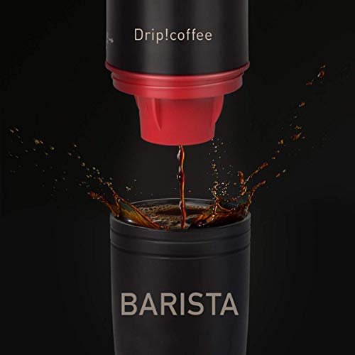 YAeele Tragbare Kaffeemaschine, Maschine for Camping Electric, One Button-Modus, kompatibel mit K-Cup-Kapsel, Kaffee… – Bild 2