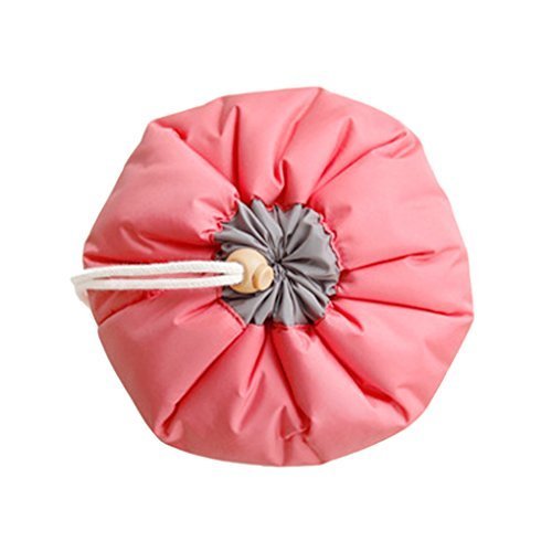 shoppozone women's multicolour bucket barrel shaped travel makeup bag