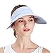 Kenmont Sports Visor Women's Running/Golf Cap Outdoor Anti- UV Topless Sun Hat