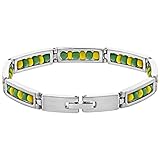 In Season Jewelry Stainless Steel Link Wristband Inside Babalawo Unisex Santeria Orula Bracelet 8