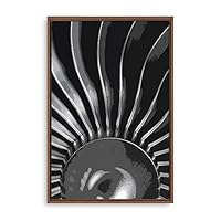 Framed Canvas Wall Art Aviation Machinery Canvas Prints Home Artwork Decoration for Living Room,Bedroom - 16x24 inches