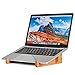 Computer Stand for Laptop MTWhirldy Portable Laptop Stands Mounts for MacBook Notebooks 11-15″ Natural Bamboothumb 2