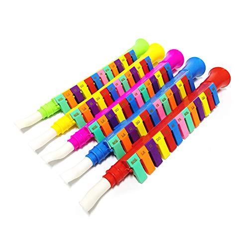HsgbvictS Melodica Toy Learning & Education Children Kids 13 Keys Colorful Melodica Plastic Clarinet Music Instruments Toy - Random Color
