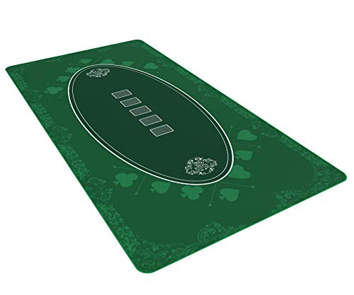 Bullets Playing Cards, Poker mat (layout) 180 x 90 cm Floral Design, enhance your games night