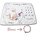 Baby Monthly Milestone Blanket Girl - Unicorn Plush Fleece Baby Photography Backdrop Memory Blanket for Newborns Large - New Moms Baby Shower Gift Set