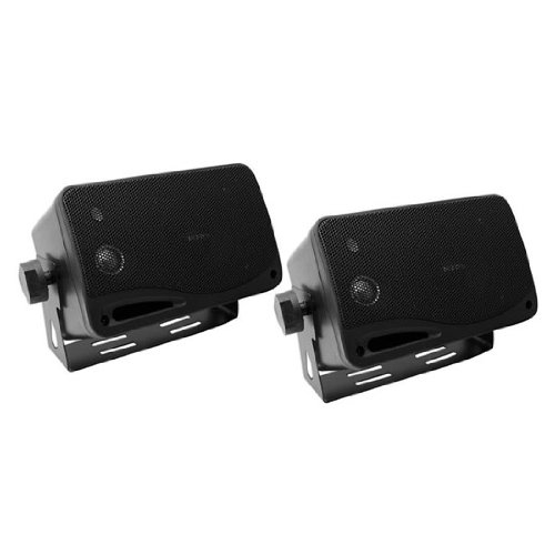 Enrock EKMSB35 200-Watt 3.5mm Box Marine Waterproof Speaker System - Black