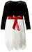 ZUNIE Girls' Velvet Fairy Hem Dress with Bow
