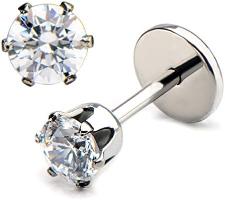 Comfyearrings Cz Mini Crystal Prong Stud Earrings Pair With