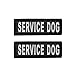 Hook Patches for Harness - Service Dog, Emotional Support, In Training, Service Dog In Training, and Therapy Dog Patches, by Industrial Puppy (SERVICE DOG, XS - 2