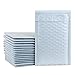 UCGOU Bubble Mailers 4x8 Inch White 50 Pack Usable Size 4x7 Inch Padded Envelopes Small Business Mailing Packages Opaque Self Seal Adhesive Waterproof Boutique Shipping Bags for Jewelry Supplies #000