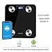 Bluetooth Smart Body Scale, Hoolick Wireless Body Fat Monitor  For Weight,Body Fat,Visceral Fat,Muscle,Bone,BMR,BMI,Body Water（A） 