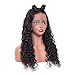 ORIGINAL QUEEN Human Hair Wigs Water Wave 12Inches Wet and Wavy Lace Front Wigs Human Hair Water Wave Frontal Wigs Pre Plucked Lace Front Wigs Human Hair Short Curly Lace Frontal Wigs