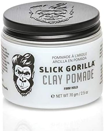 Slick Gorilla Clay Pomade for Men, Mehrfarbig, 70 g (Pack of 1)
