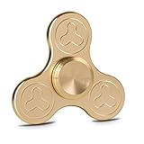 EDC Hand Spinner Fidget Toy, High Speed Fidget Spinner Toys for Relieving ADHD, Anxiety, Stress and Boredom (Color Golden)