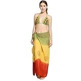 Women's Om Mantra Rasta Sarong Beach Wrap Cover Up