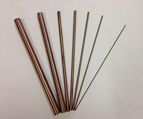Copper Tungsten Round Rod 1/8''(D)x8''(L), 70%W 30%Cu