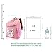 Vox Toddler Backpack for Girls Little Kids Backpack Cute Rabbit Cartoon Backpack Preschool Bags, Pink