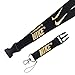 Lanyard with Hook and Buckle, Street Fashion Neck Lanyard for Keys Phones ID Badge Holder Bags Accessories (A)