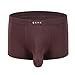 Men's 4 Pack Micro Modal Separate Pouches Trunks Low Rise Give-N-Go Boxer Briefs , Color B , X-Large