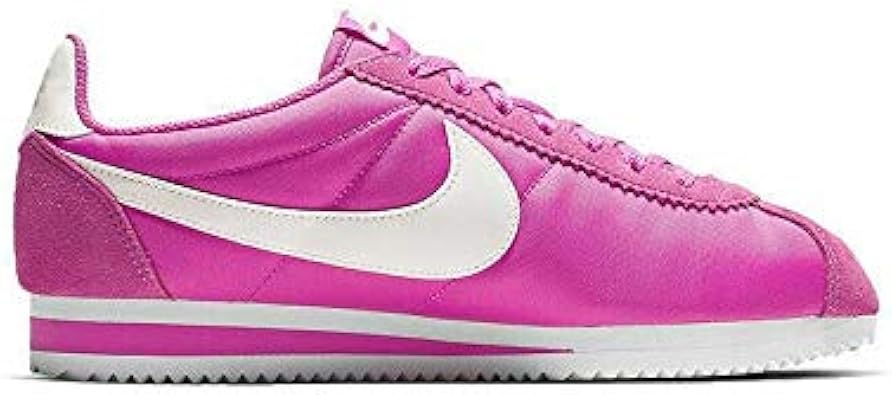 Amazon ナイキ Nike コルテッツ Classic Cortez Nylon Low Running Shoes レディース 609 クラシック ナイロン Active Fuchisia White Measurement 24 Point 0 Centimeters Nike ナイキ スニーカー