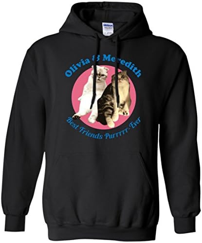 Original Olivia & Meredith Best Friends Pur Ever Swift Friends Cats Pullover Hoodies