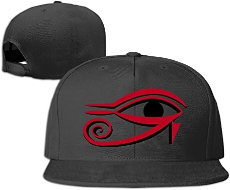 Haruforone Eye Of Ra Golf Custom Unisex Adjustable Baseball Snapback Hip Hop Cap Hat Black