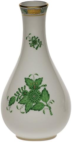 Herend Chinese Bouquet Green Vase