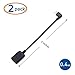 Cable Matters 2-Pack Micro USB OTG Adapter (Micro USB OTG Cable) 6 Inches