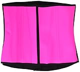Ann Chery Women's Faja Deportiva Workout Waist Cincher with 3 Hooks, Pink, X-Small/30