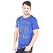 G-Star Raw Men's Radcord 1 Regular Shortsleeve Crewneck Tee in Compact Jersey Hudson Blue