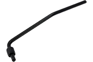 Musiclily Pro 6mm Collared Steel Tremolo Arm Whammy Bar Vibrato Arm for Floyd Rose Double Locking Tremolo Bridge Electric Guitar, Black