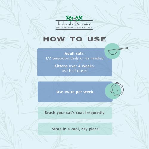 Richard’s Organics Hairball Remedy Chicken Flavor Naturally