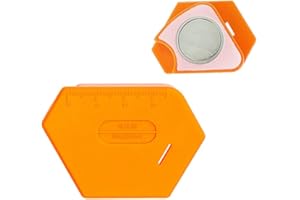 EDOTTBAG 2025 New Magnetic Seam Guide for Sewing Machine,Magnetic Universal Guide for Sewing Machine,Sewing Supplies Seam Guide,Universal Sewing Accessories and Supplies (Orange)
