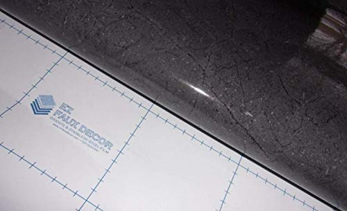 image for EZ FAUX DECOR Premium Peel and Stick Grey Soapstone Countertop NOT Pai