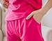 MyFav Pajama Set Big Girls Comfy PJS Lovely Heart Shape Printed Sleepwear Nighty