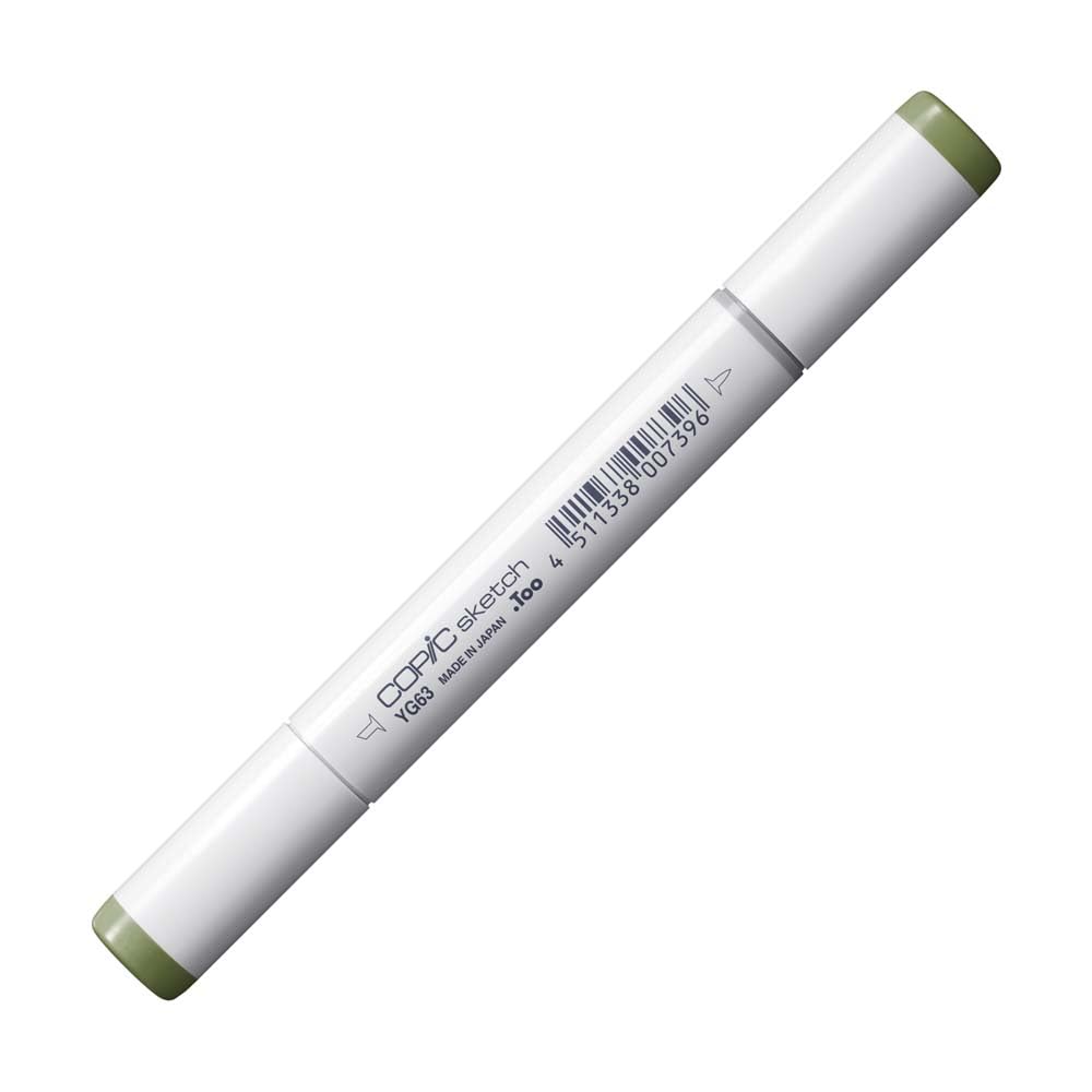 Copic Sketch Coloured Marker Pen - (YG-63) Pea Green, For Art & Crafts, Colouring, Graphics, Highlighter, Design, Anime, Professional & Beginners, Art Supplies & Colouring Books — image 1