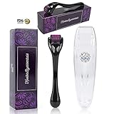 Derma Roller Kit Micro needle 0.25mm Microdermabrasion Roller Needling Instrument For Face 540 Titanium Perfect Skin care Microneedle Roller FREE Storage Case