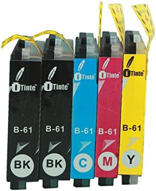iTinte Compatible Brother LC61XL Ink Cartridges 5 Pack (2 Black, 1 Cyan, 1 Magenta, 1 Yellow)Compatible With Brother MFC-5890CN, MFC-5895CW, MFC-6490CW, MFC-6890CDW