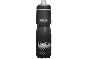 CamelBak Podium Chill Bike Insulated Squeeze Water Bottle Black, 24oz