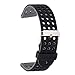 22mm Silicone Quick Release SmartWatch Bands for Moto 360 2 46mm/Samsung Gear S3/LG G Watch W100,R W110,Urbane W150/Pebble Time & Time Steel(Black/Gray)