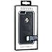 Ferrari 458 Black Real Genuine Leather Hard Case w/ Silver Emblem for iPhone 6
