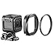 Neewer Aluminum Alloy 52mm Lens Filter Adapter Ring for GoPro HERO 4 Session with a Hexagonal Screwdriver and a Keeper Leash -- Black