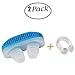 Anti-Snoring Device:Sleep Aid- 50% Off Sale Airing,2 Pack of Silicone Air Purifier Filter Snore Stopper Device Chin Strap,Stop Snoring,Get The Restful Night You Deserve,with Travel Case -Yamissi