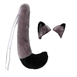 Anime Party Lolita Cosplay Costume Black Fox Cat