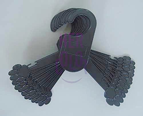 Brand New 10 pcs Pet Dog Cat Clothes Hanger Black 3 Size Option - Thumbnail 2